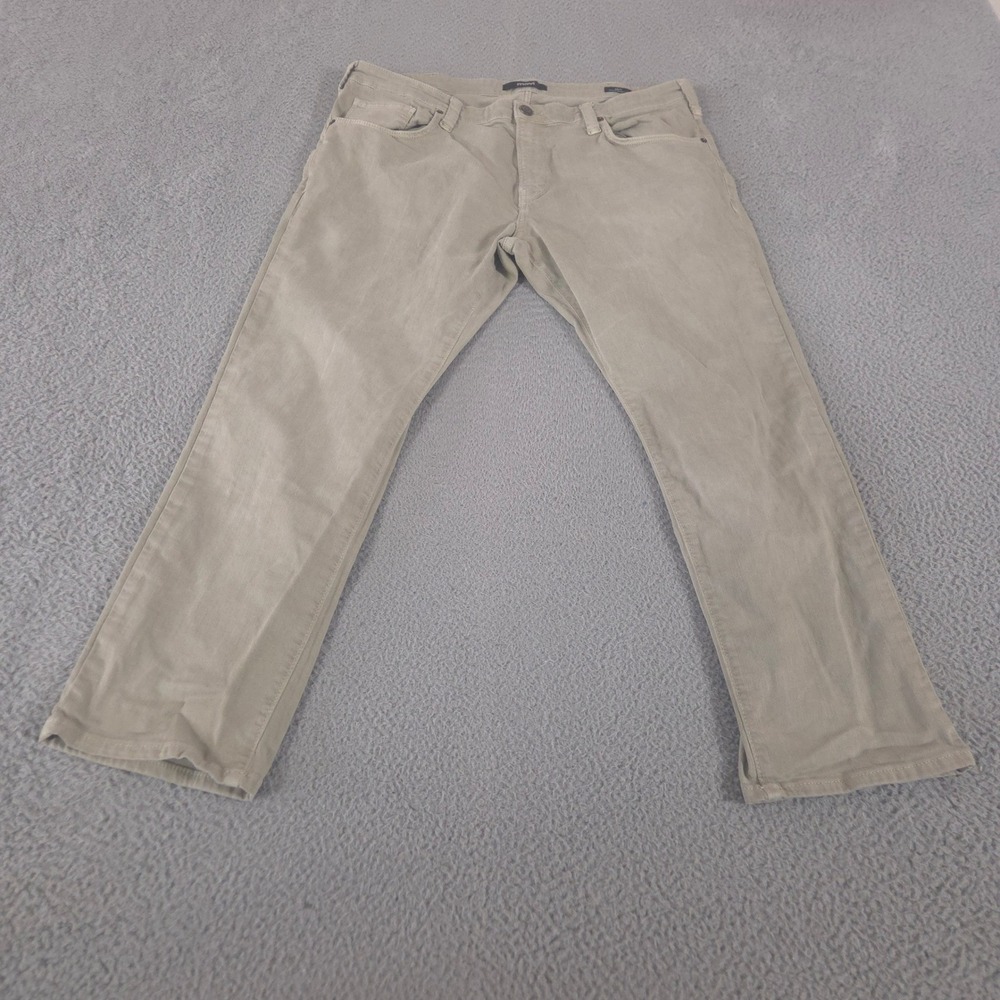 Mavi Jeans Mens 40x30 Tan Matt‎ Relaxed Straight Leg Cotton Stretch Khaki Denim